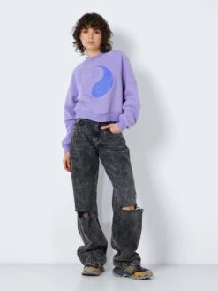 Noisy May PRINT SWEATSHIRT 10 Noisy May PRINT SWEATSHIRT -Noisy May Clothing Shop 27023629 Jacaranda 997410 004