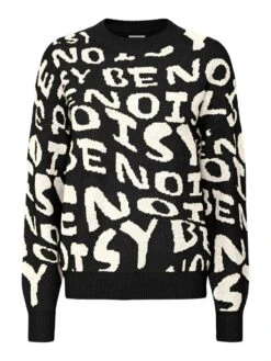 Noisy May LOGO KNITTED PULLOVER 13 Noisy May LOGO KNITTED PULLOVER -Noisy May Clothing Shop 27023667 Black 1027934 001