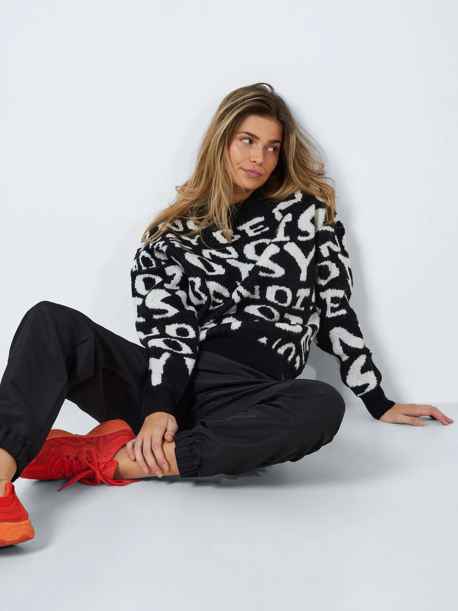 Noisy May LOGO KNITTED PULLOVER 3 Noisy May LOGO KNITTED PULLOVER