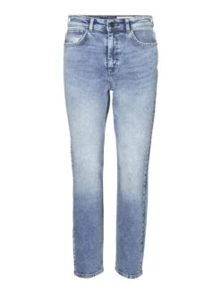 Noisy May NMMONI CROPPED STRAIGHT FIT JEANS 16 Noisy May NMMONI CROPPED STRAIGHT FIT JEANS -Noisy May Clothing Shop 27023701 LightBlueDenim 001