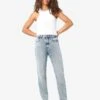 Noisy May NMMONI CROPPED STRAIGHT FIT JEANS -Noisy May Clothing Shop 27023701 LightBlueDenim 007