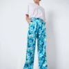 Noisy May HIGH WAISTED SATIN TROUSERS 1 Noisy May HIGH WAISTED SATIN TROUSERS -Noisy May Clothing Shop 27023714 AzureBlue 998561 007