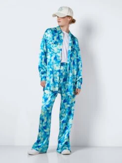 Noisy May LONG SATIN SHIRT 10 Noisy May LONG SATIN SHIRT -Noisy May Clothing Shop 27023715 AzureBlue 998569 004