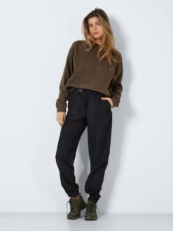 Noisy May HIGH WAISTED JOGGERS -Noisy May Clothing Shop 27023722 Black 004