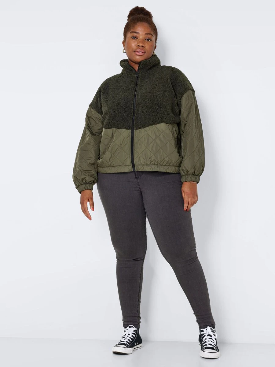 Noisy May CURVE TEDDY JACKET 5 Noisy May CURVE TEDDY JACKET - Image 3