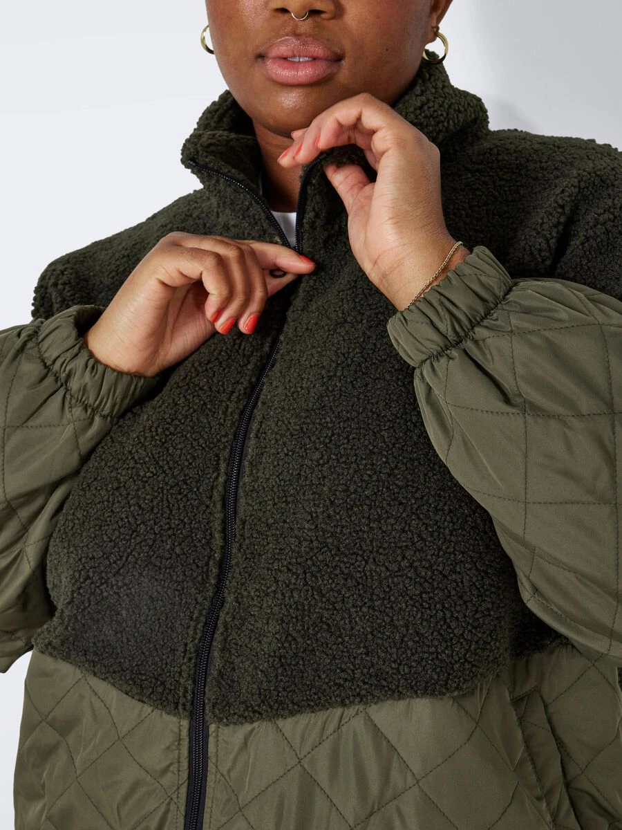 Noisy May CURVE TEDDY JACKET 7 Noisy May CURVE TEDDY JACKET - Image 5