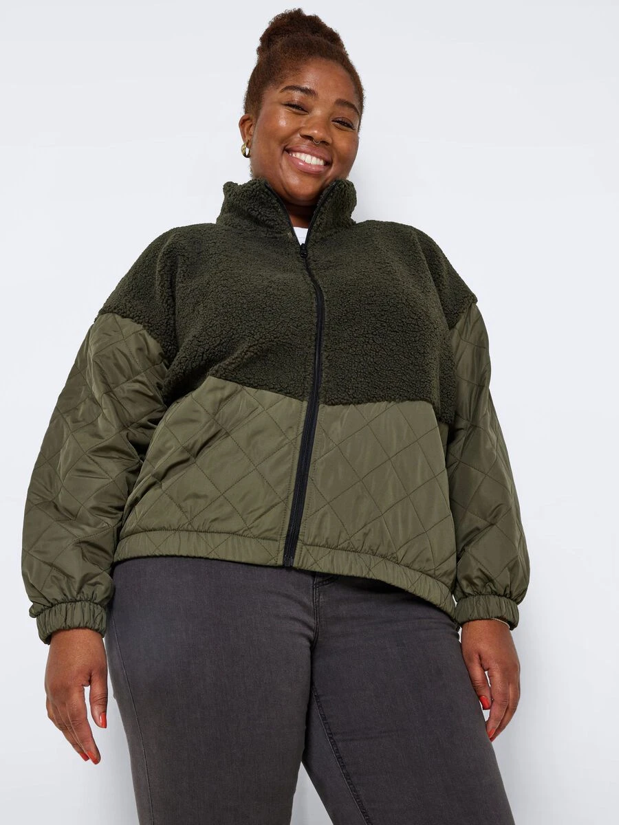 Noisy May CURVE TEDDY JACKET 3 Noisy May CURVE TEDDY JACKET