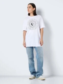 Noisy May LONG PRINT TOP 10 Noisy May LONG PRINT TOP -Noisy May Clothing Shop 27023848 BrightWhite 1005259 004