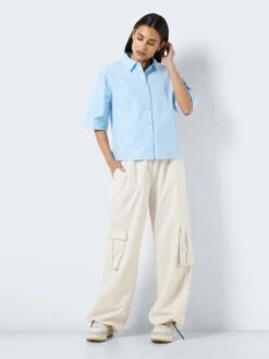 Noisy May SHORT SLEEVED SHIRT 10 Noisy May SHORT SLEEVED SHIRT -Noisy May Clothing Shop 27023857 Cerulean 004