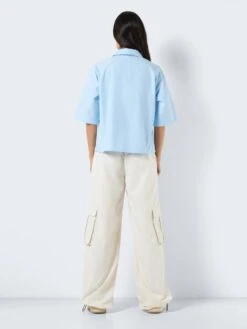 Noisy May SHORT SLEEVED SHIRT 11 Noisy May SHORT SLEEVED SHIRT -Noisy May Clothing Shop 27023857 Cerulean 005