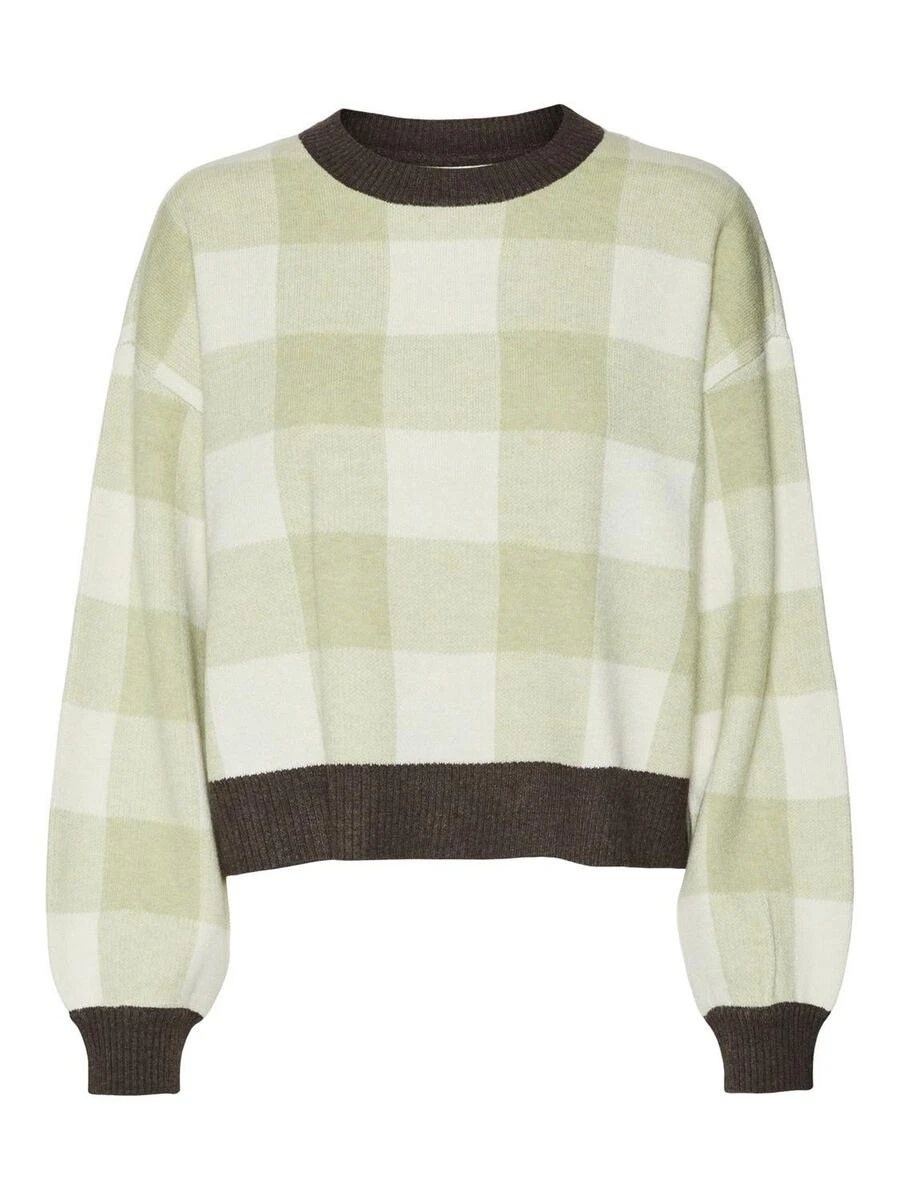 Noisy May CHEQUERED KNITTED PULLOVER 8 Noisy May CHEQUERED KNITTED PULLOVER - Image 6