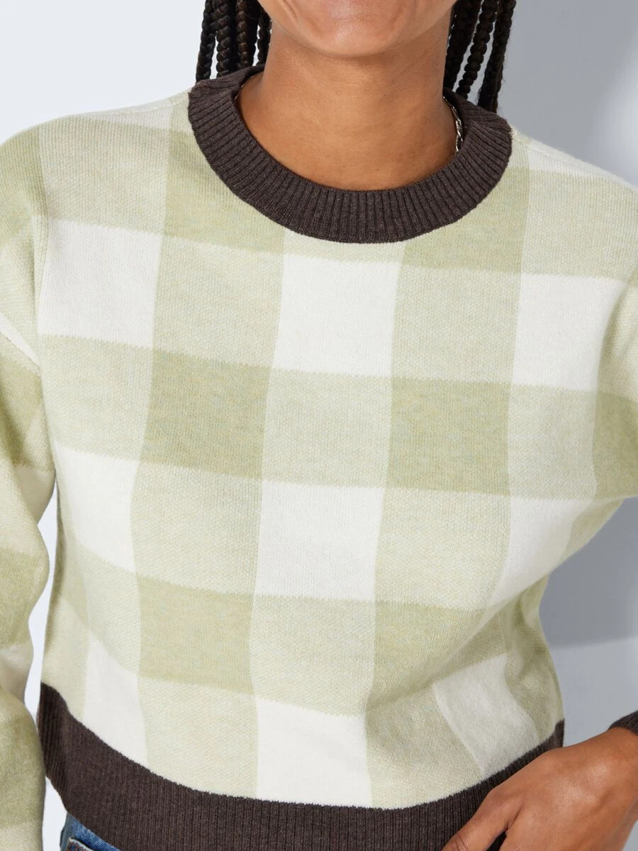 Noisy May CHEQUERED KNITTED PULLOVER 7 Noisy May CHEQUERED KNITTED PULLOVER - Image 5