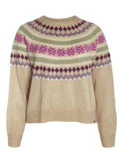 Noisy May CURVE KNITTED PULLOVER 13 Noisy May CURVE KNITTED PULLOVER -Noisy May Clothing Shop 27023886 Eggnog 1001092 001