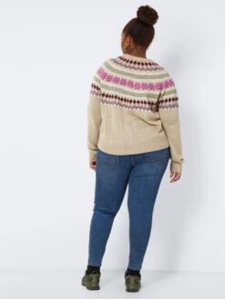 Noisy May CURVE KNITTED PULLOVER 11 Noisy May CURVE KNITTED PULLOVER -Noisy May Clothing Shop 27023886 Eggnog 1001092 005