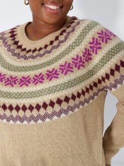 Noisy May CURVE KNITTED PULLOVER 12 Noisy May CURVE KNITTED PULLOVER -Noisy May Clothing Shop 27023886 Eggnog 1001092 006