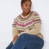 Noisy May CURVE KNITTED PULLOVER 2 Noisy May CURVE KNITTED PULLOVER -Noisy May Clothing Shop 27023886 Eggnog 1001092 007