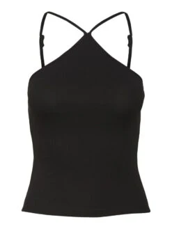 Noisy May RIBBED SLEEVELESS TOP -Noisy May Clothing Shop 27024167 Black 001