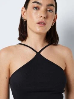 Noisy May RIBBED SLEEVELESS TOP -Noisy May Clothing Shop 27024167 Black 006