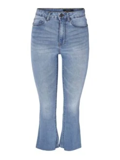Noisy May NMSALLIE CROPPED FLARED JEANS 16 Noisy May NMSALLIE CROPPED FLARED JEANS -Noisy May Clothing Shop 27024232 LightBlueDenim 001