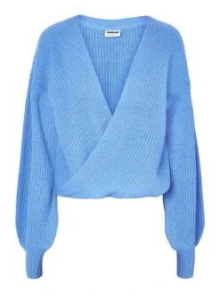 Noisy May KNITTED WRAP CARDIGAN 13 Noisy May KNITTED WRAP CARDIGAN -Noisy May Clothing Shop 27024304 AzureBlue 001