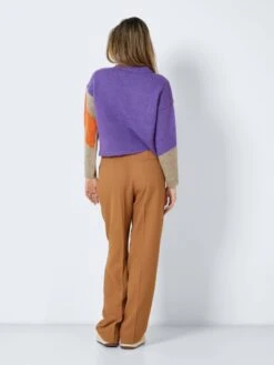 Noisy May MULTI-COLOURED KNITTED PULLOVER 11 Noisy May MULTI-COLOURED KNITTED PULLOVER -Noisy May Clothing Shop 27024320 VibrantOrange 1011182 005