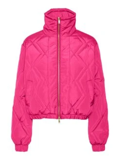 Noisy May SHORT QUILTED JACKET -Noisy May Clothing Shop 27024348 PinkYarrow 001