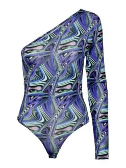 Noisy May ONE SHOULDER BODYSUIT -Noisy May Clothing Shop 27024362 DeepBlue 1011740 001