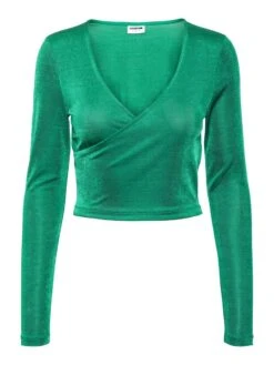 Noisy May WRAP TOP -Noisy May Clothing Shop 27024402 Emerald 001