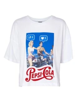 Noisy May PEPSI T-SHIRT -Noisy May Clothing Shop 27024476 BrightWhite 1016901 001