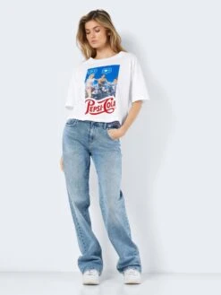 Noisy May PEPSI T-SHIRT -Noisy May Clothing Shop 27024476 BrightWhite 1016901 004