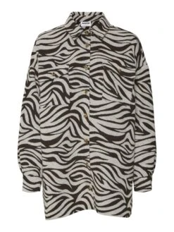 Noisy May LOOSE FIT ZEBRA SHIRT 13 Noisy May LOOSE FIT ZEBRA SHIRT -Noisy May Clothing Shop 27024524 PearledIvory 1012980 001