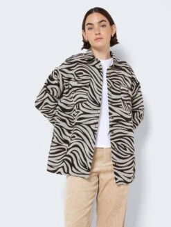 Noisy May LOOSE FIT ZEBRA SHIRT 9 Noisy May LOOSE FIT ZEBRA SHIRT -Noisy May Clothing Shop 27024524 PearledIvory 1012980 003