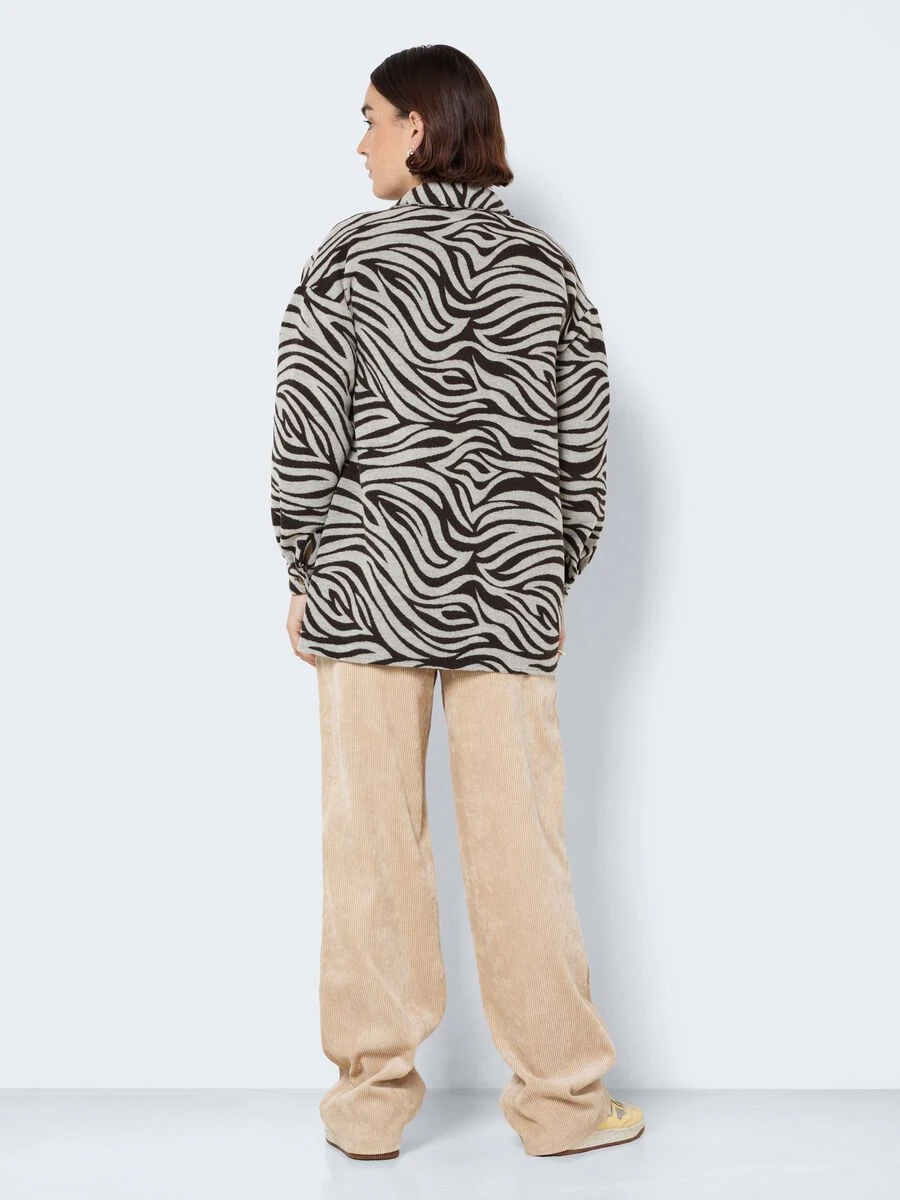 Noisy May LOOSE FIT ZEBRA SHIRT 6 Noisy May LOOSE FIT ZEBRA SHIRT - Image 4