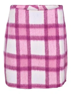 Noisy May CHEQUERED MINI SKIRT 13 Noisy May CHEQUERED MINI SKIRT -Noisy May Clothing Shop 27024560 PinkYarrow 1014017 001