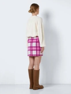 Noisy May CHEQUERED MINI SKIRT 11 Noisy May CHEQUERED MINI SKIRT -Noisy May Clothing Shop 27024560 PinkYarrow 1014017 005