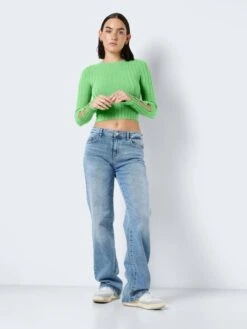 Noisy May LONG SLEEVED CUT-OUT TOP 11 Noisy May LONG SLEEVED CUT-OUT TOP -Noisy May Clothing Shop 27024576 AbsintheGreen 004