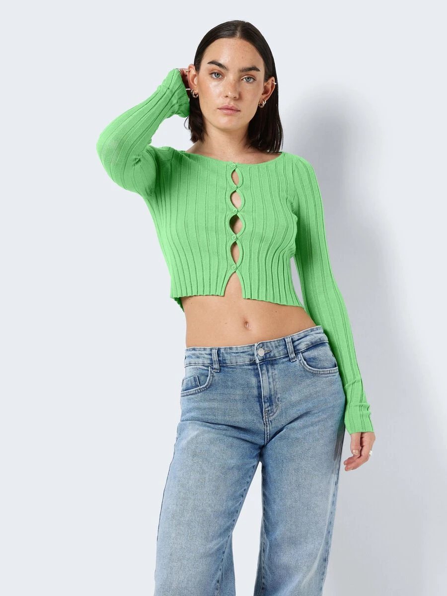 Noisy May KNITTED CUT-OUT CARDIGAN 4 Noisy May KNITTED CUT-OUT CARDIGAN - Image 2