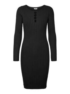 Noisy May CUT-OUT KNITTED DRESS 13 Noisy May CUT-OUT KNITTED DRESS -Noisy May Clothing Shop 27024584 Black 001
