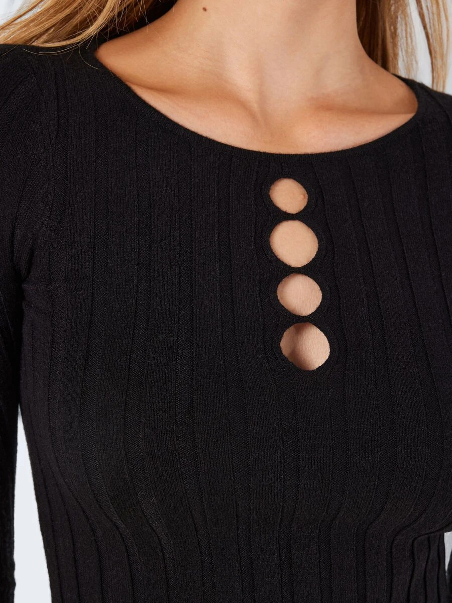 Noisy May CUT-OUT KNITTED DRESS 7 Noisy May CUT-OUT KNITTED DRESS - Image 5