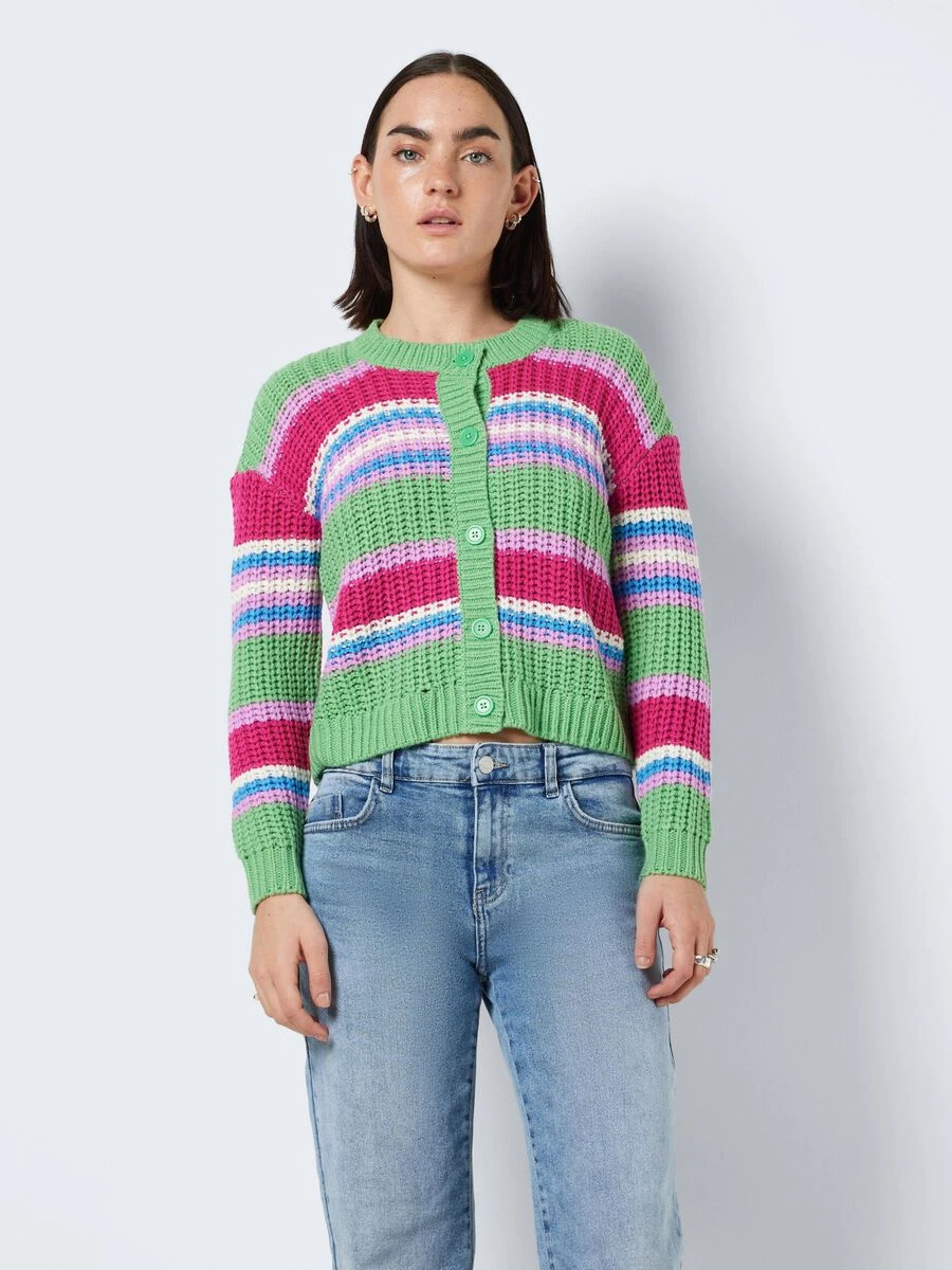 Noisy May STRIPED KNITTED CARDIGAN 4 Noisy May STRIPED KNITTED CARDIGAN - Image 2