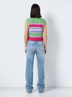 Noisy May MULTI-COLOURED KNITTED TOP -Noisy May Clothing Shop 27024608 AbsintheGreen 1014422 005