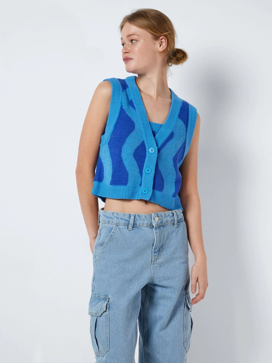 Noisy May SLEEVELESS KNITTED CARDIGAN 4 Noisy May SLEEVELESS KNITTED CARDIGAN - Image 2