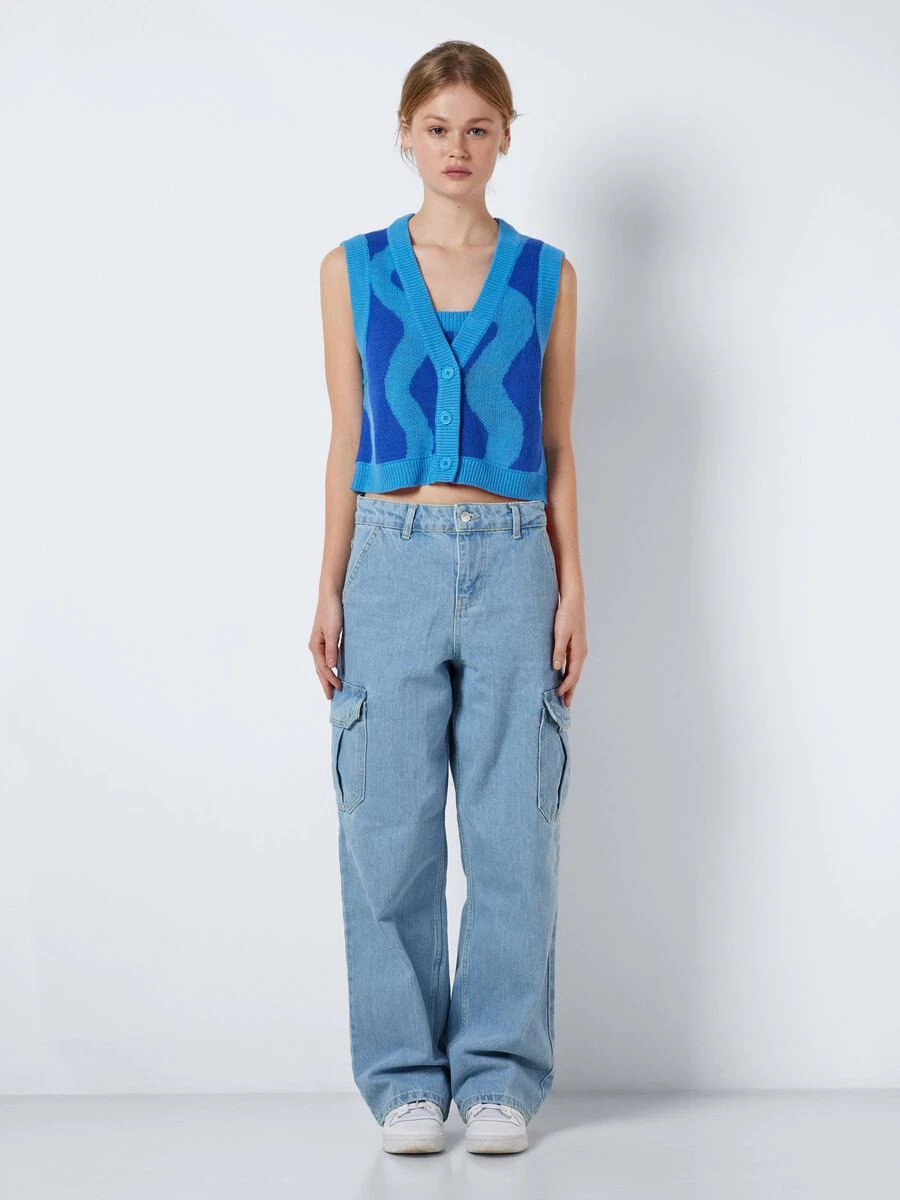 Noisy May SLEEVELESS KNITTED CARDIGAN 5 Noisy May SLEEVELESS KNITTED CARDIGAN - Image 3