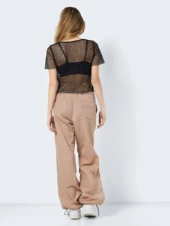 Noisy May CROPPED NET TOP -Noisy May Clothing Shop 27024647 Black 005