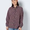 Noisy May FLOWER PRINT SHIRT -Noisy May Clothing Shop 27024672 Black 1017807 007