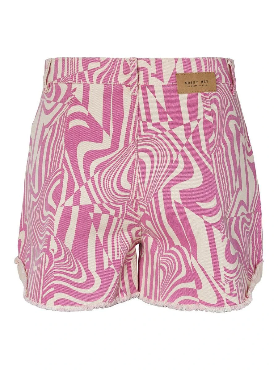 Noisy May HIGH WAISTED PRINTET DENIM SHORTS 10 Noisy May HIGH WAISTED PRINTET DENIM SHORTS - Image 8