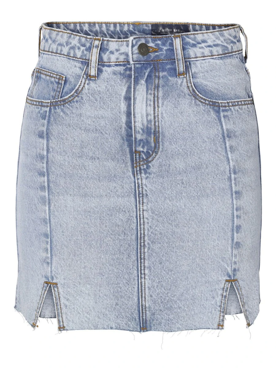 Noisy May HIGH WAISTED SLIT DENIM SKIRT 9 Noisy May HIGH WAISTED SLIT DENIM SKIRT - Image 7