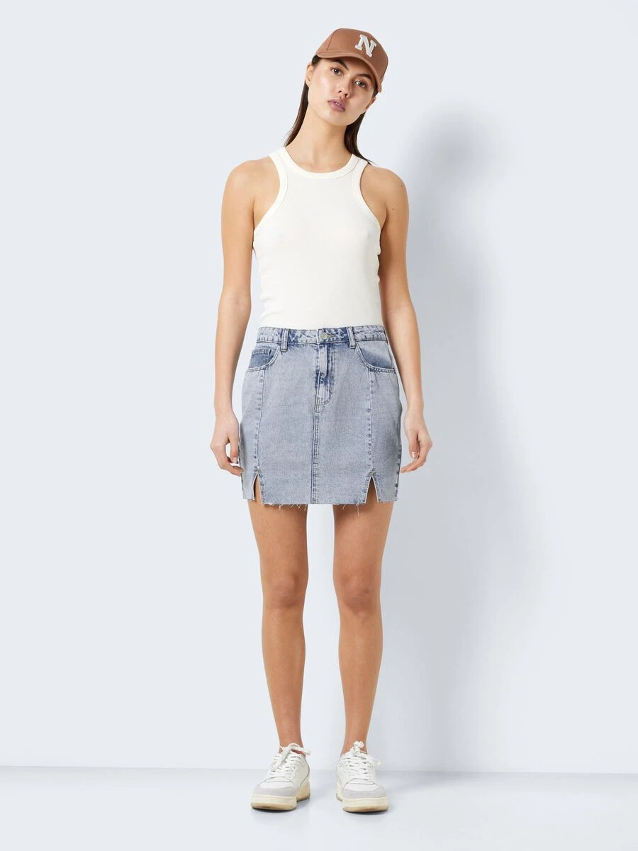 Noisy May HIGH WAISTED SLIT DENIM SKIRT 5 Noisy May HIGH WAISTED SLIT DENIM SKIRT - Image 3