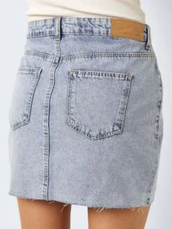 Noisy May HIGH WAISTED SLIT DENIM SKIRT 14 Noisy May HIGH WAISTED SLIT DENIM SKIRT -Noisy May Clothing Shop 27024731 LightBlueDenim 008