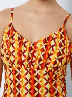 Noisy May SHORT SLEEVELESS DRESS -Noisy May Clothing Shop 27024752 PastelYellow 1022598 006